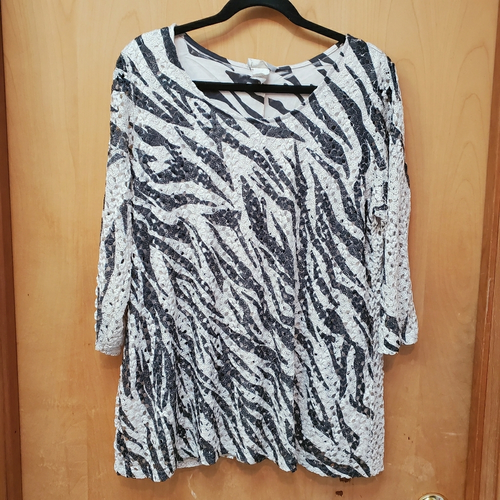 🔴 Brittany Black Woman - Lace Zebra Sublimation
